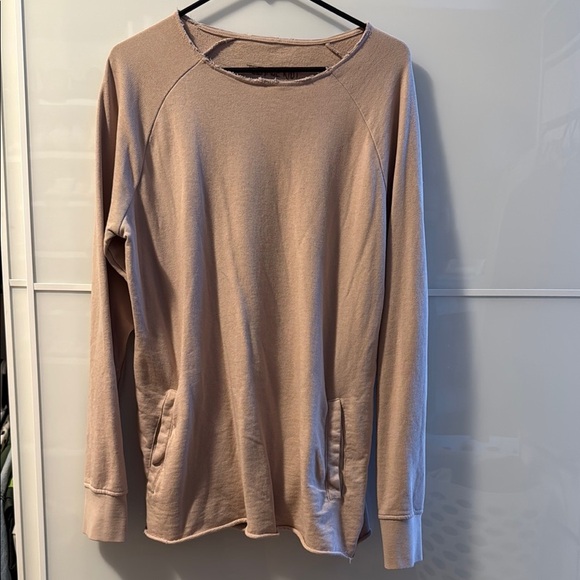 BULK BUY- 4 Men’s Oversized Long Hoodies in Neutral Tones- Teenage Riot - Picture 2 of 8